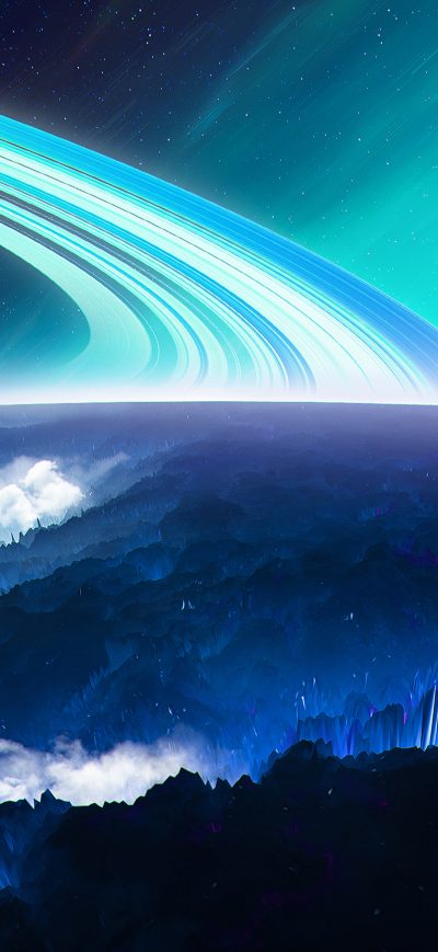Fond d'écran iPhone Rising Cosmos 4k