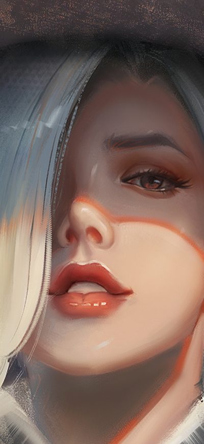 Fond d'écran iPhone Ashe Overwatch Fanart