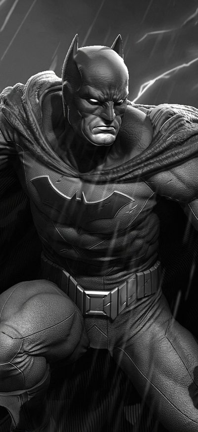 Fond d'écran iPhone Batman Monochromeart