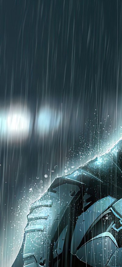 Fond d'écran iPhone Batman In Rain 4k