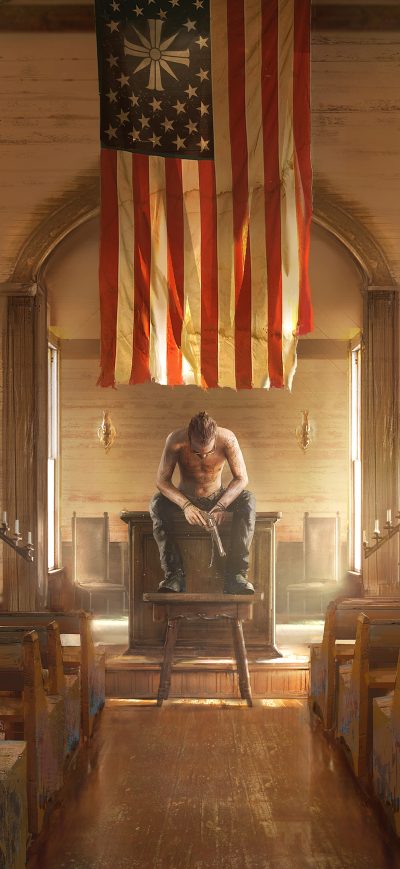 Fond d'écran iPhone Far Cry 5 Cult 4k