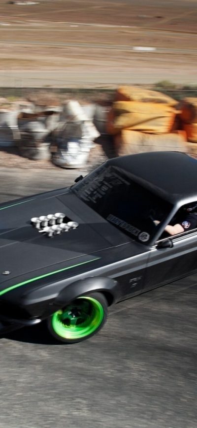 Fond d'écran iPhone Muscle Car Drifting