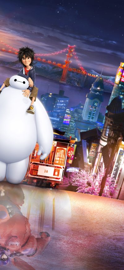 Fond d'écran iPhone Hiro Hamada And Baymax In Big Hero 6