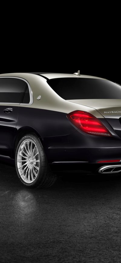 Fond d'écran iPhone Mercedes Benz Maybach S 560 2018 Rear