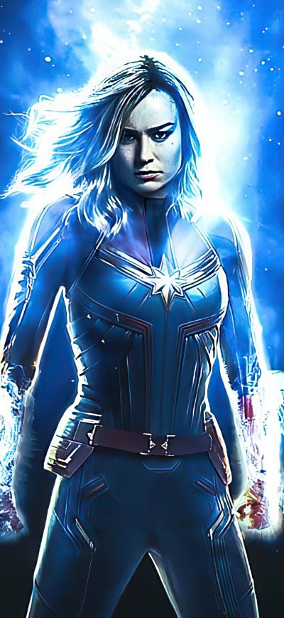 Fond d'écran iPhone Captain Marvel Infinity Stones