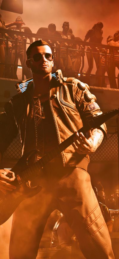 Fond d'écran iPhone Cyberpunk 2077 Character V 5k