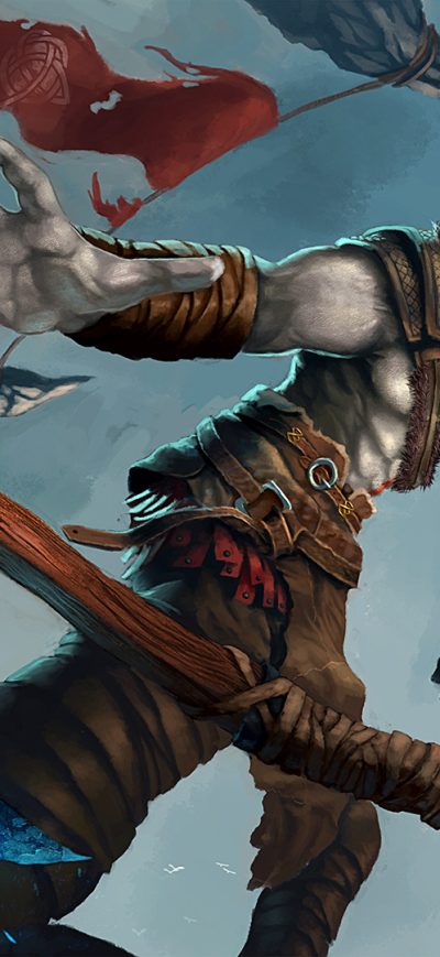 Fond d'écran iPhone God Of War 4 Artwork