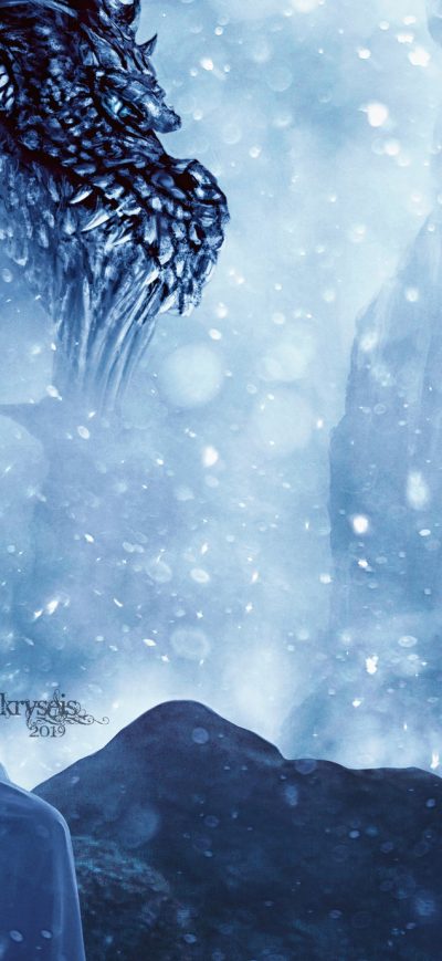 Fond d'écran iPhone Daenerys Targaryen Dragon Fantasy Art
