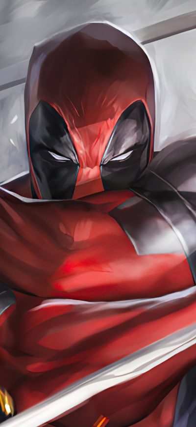 Fond d'écran iPhone Deadpool Two Swords