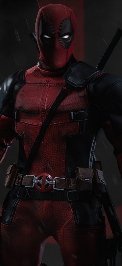 Fond d'écran iPhone Deadpool With Two Guns 4k