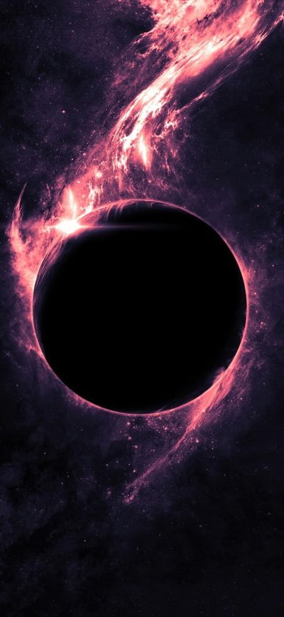 Fond d'écran iPhone Black Hole 5k
