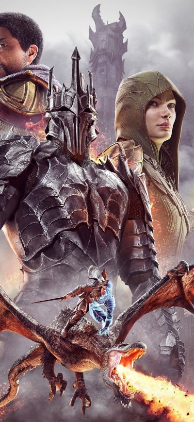 Fond d'écran iPhone Middle Earth Shadow Of War 2018