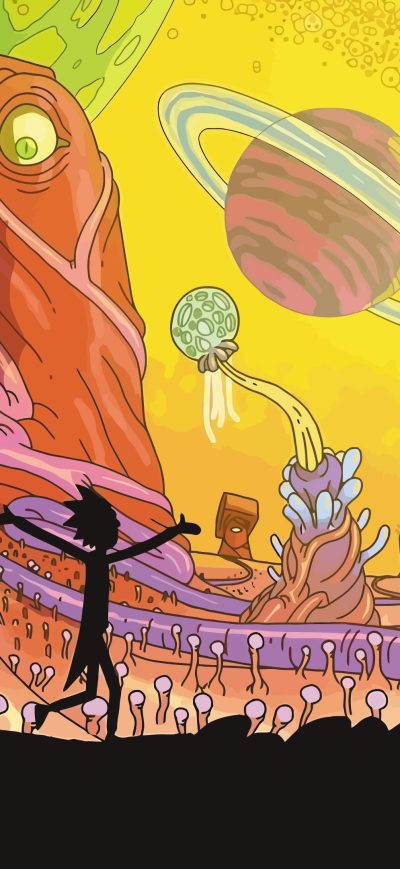 Fond d'écran iPhone Rick And Morty