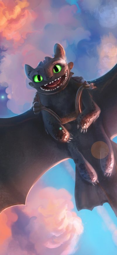 Fond d'écran iPhone Toothless Artwork