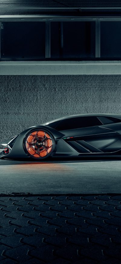 Fond d'écran iPhone Lamborghini Terzo Millennio 2019 Side View