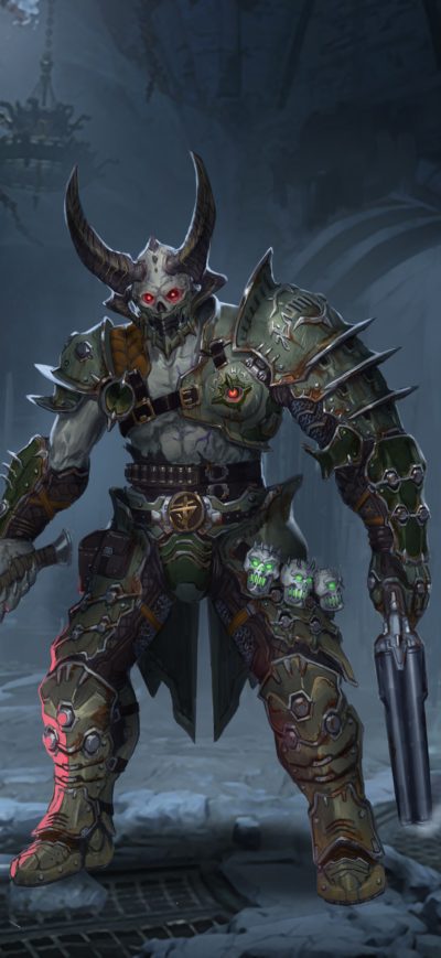 Fond d'écran iPhone Doom Eternal 2018