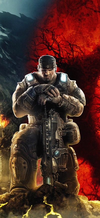Fond d'écran iPhone Gears 5 2019 4k
