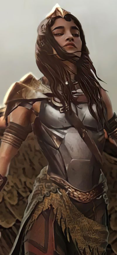 Fond d'écran iPhone Sofia Boutella Concept Art As Hawkgirl 4k