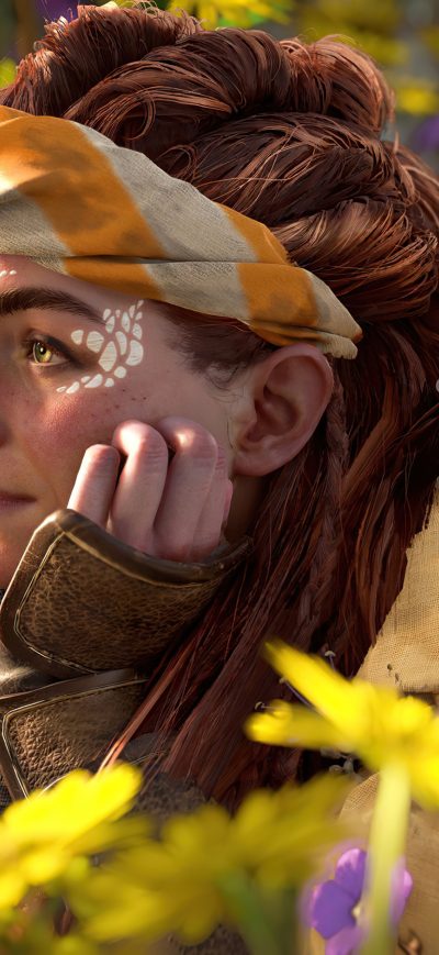 Fond d'écran iPhone 2022 Horizon Forbidden West Aloy 4k