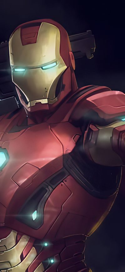 Fond d'écran iPhone Iron Man Fire Blaster 4k