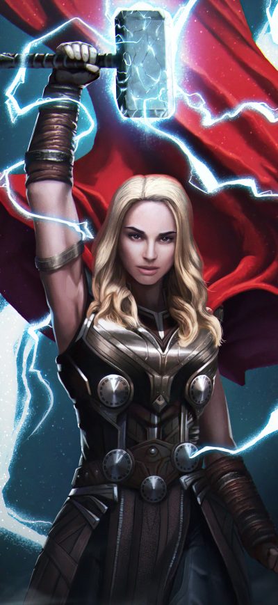 Fond d'écran iPhone Jane Foster Thor Love And Thunder 5k