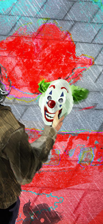 Fond d'écran iPhone Joker Mask