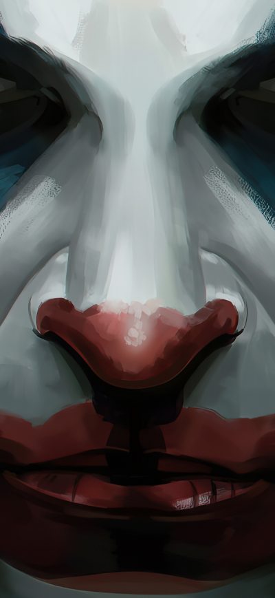 Fond d'écran iPhone Joker Face Close Up 4k