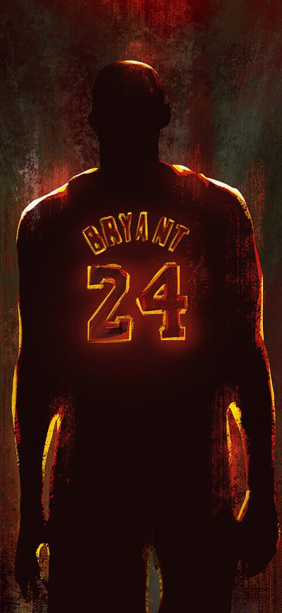 Fond d'écran iPhone Kobe Bryant 2020 Artwork