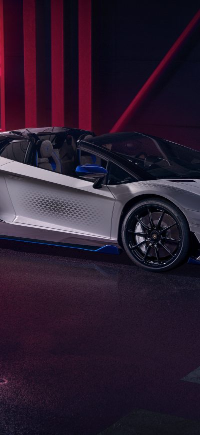 Fond d'écran iPhone Lamborghini Aventador SVJ Roadster Xago Edition Side View