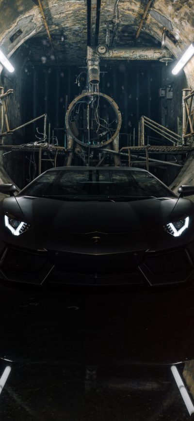 Fond d'écran iPhone Aventador 8k