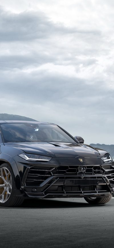 Fond d'écran iPhone Novitec Lamborghini Urus Esteso 2019 Black