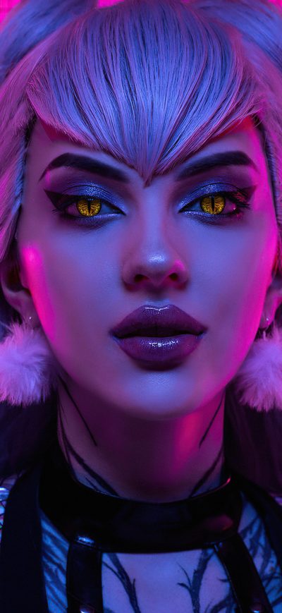 Fond d'écran iPhone Evelynn League Of Legends Cosplay 5k