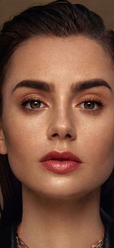 Fond d'écran iPhone Lily Collins Vogue Arabia 4k
