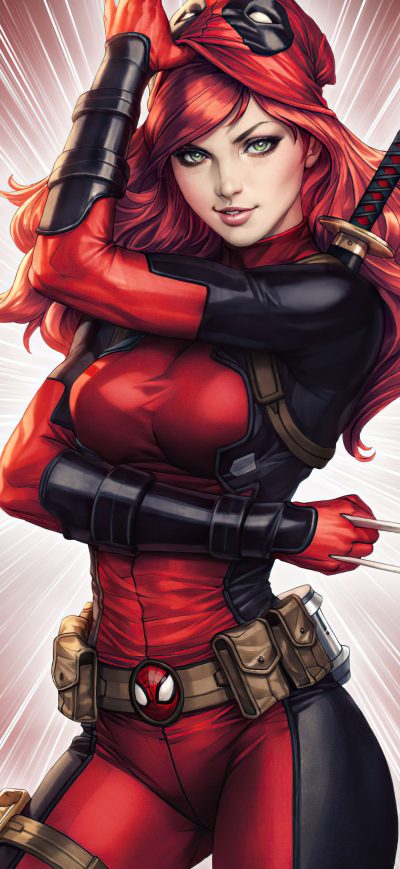 Fond d'écran iPhone Maryjaneparker As Deadpool