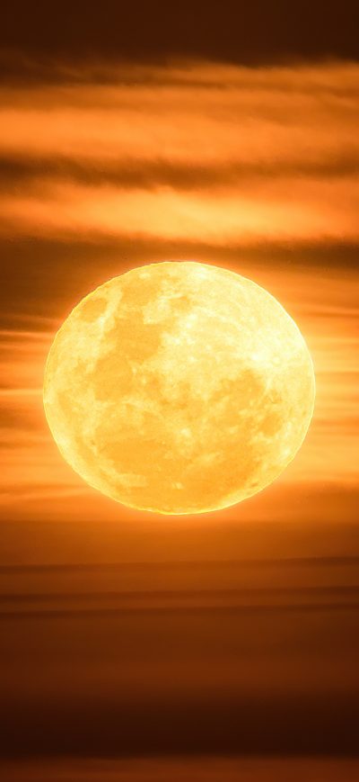 Fond d'écran iPhone Super Moon 4k