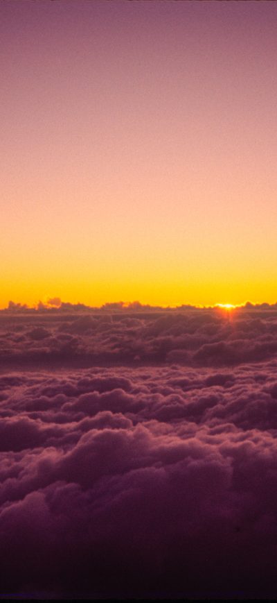 Fond d'écran iPhone Sun Rises Over The Clouds From On Top Of Mount Fuji 5k