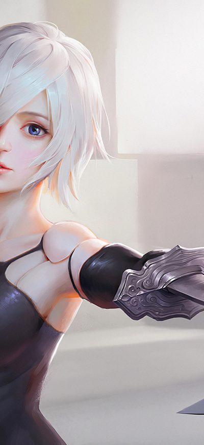 Fond d'écran iPhone Nier Automata 2bart