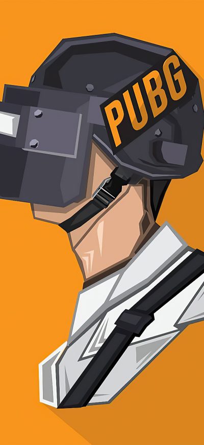 Fond d'écran iPhone Pubg Helmet Minimal 4k