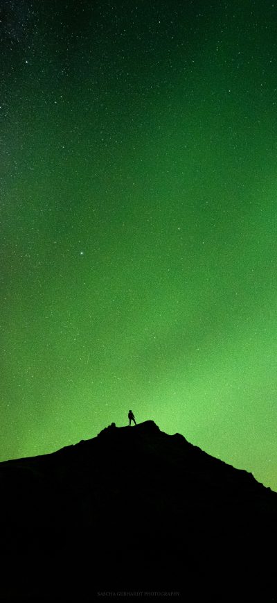 Fond d'écran iPhone Aurora Borealis Iceland 8k