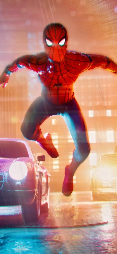 Fond d'écran iPhone Spiderman In Spider Verse 4k