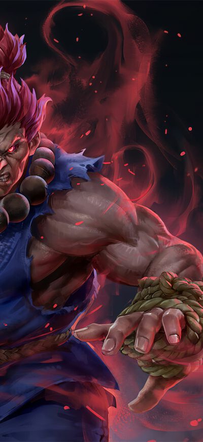 Fond d'écran iPhone Akuma Street Fighter Artwork