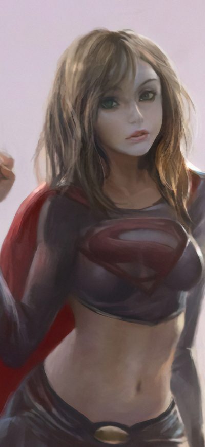 Fond d'écran iPhone Supergirl Cute 4k