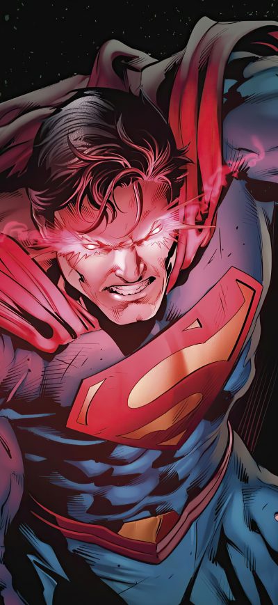 Fond d'écran iPhone Superman Red Eye Alert