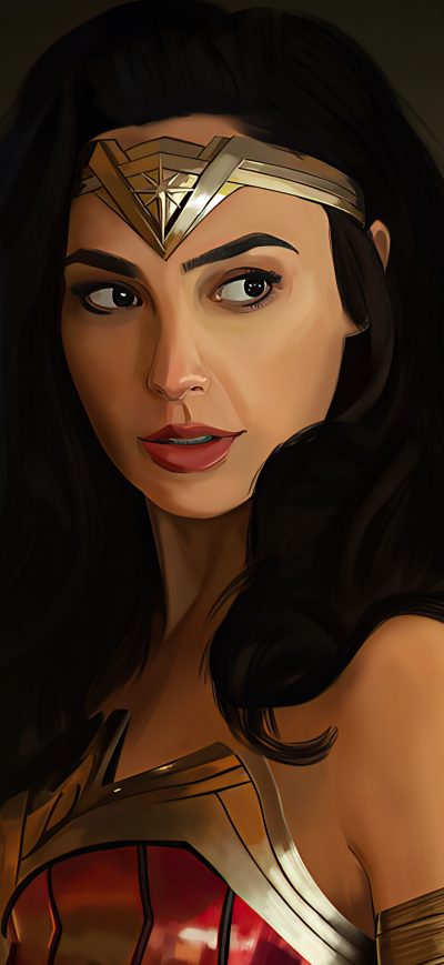 Fond d'écran iPhone Wonder Woman Gal Artwork