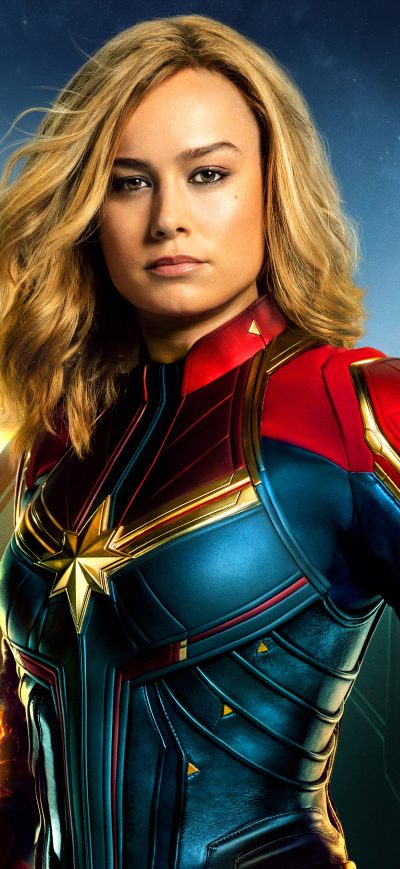Fond d'écran iPhone Captain Marvel 5k New Poster