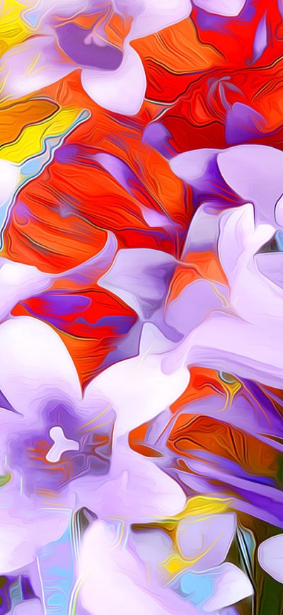 Fond d'écran iPhone Flowers Art Abstraction