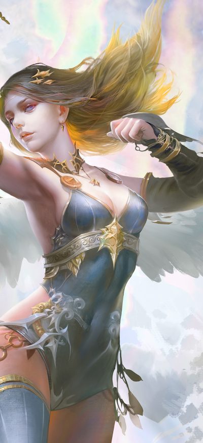 Fond d'écran iPhone Fantasy Girl With Wings