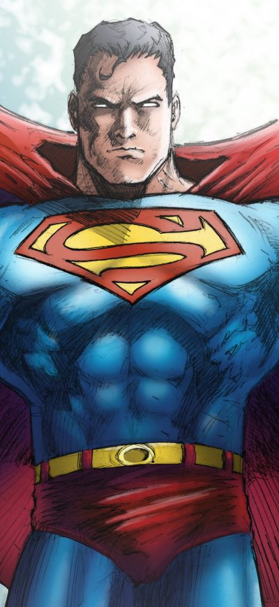 Fond d'écran iPhone Superman Flying Artwork