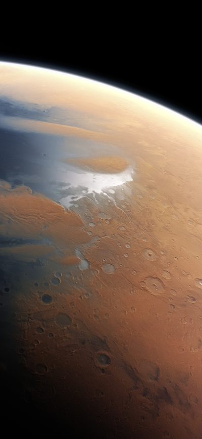 Fond d'écran iPhone Mars Space 8k