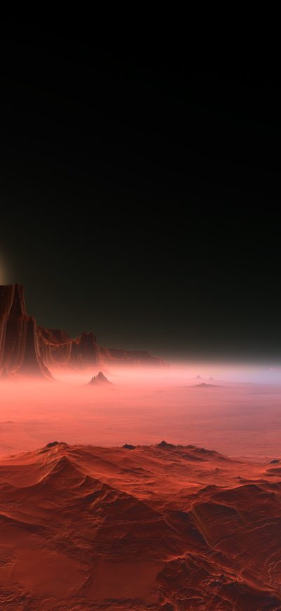 Fond d'écran iPhone Cinematic Landscape Space Stock Scenery Digital Art